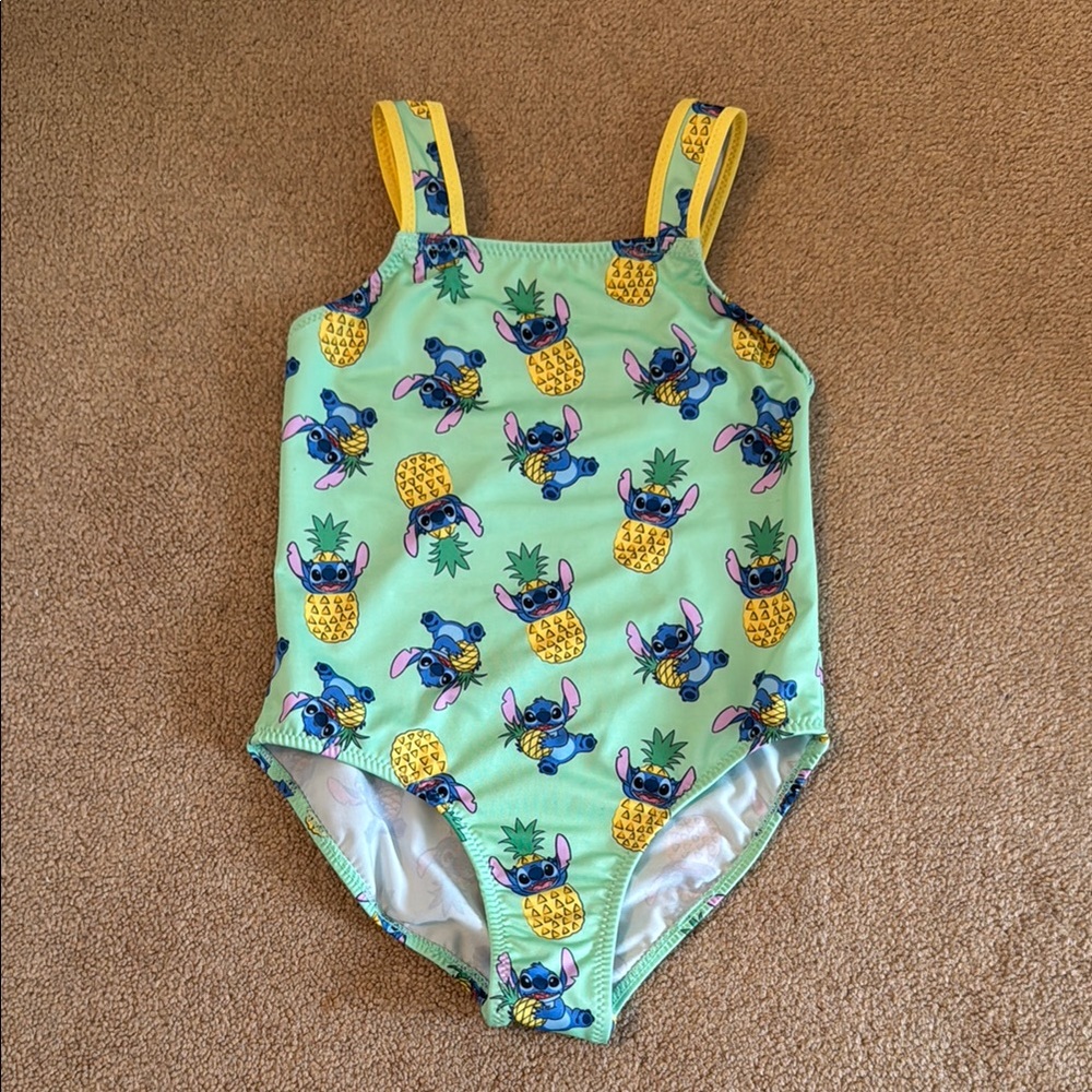 Zara Stitch Pineapple Print Swimsuit